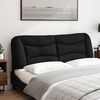 vidaXL Headboard Cushion "Hvar" Black 153 cm Fabric
