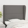 vidaXL Headboard with Ears Dark Grey 83 cm Fabric