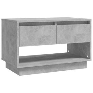 vidaXL TV Cabinet | Concrete Grey | Engineered Wood | Medium | TV Cabinet