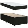 vidaXL Bed Frame with Mattress Black 90 x 190 cm Fabric