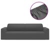 vidaXL Couch Slipcover | Anthracite | 100% Polyester jersey | 3-seater