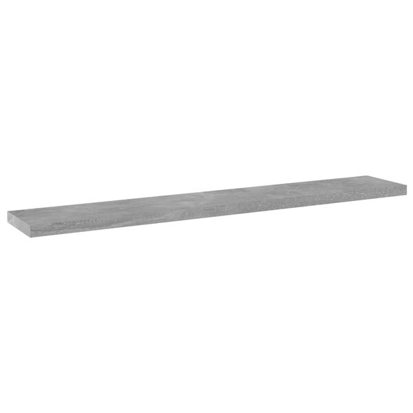 vidaXL Bookshelf Boards 8 pcs Concrete Grey 60x10x1.5 cm Engineered Wood