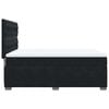 vidaXL Box Spring Bed with Mattress Black Queen Velvet