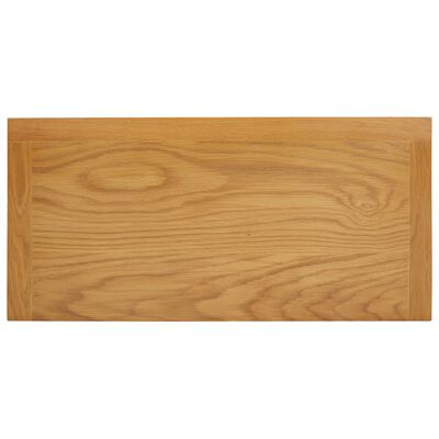 vidaXL Cupboard 70x35x75 cm Solid Oak Wood