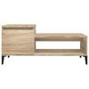 vidaXL Coffee Table Sonoma Oak 100x50x45 cm Engineered Wood