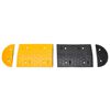 vidaXL Speed Hump Yellow&Black 226x32.5x4 cm Rubber