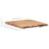 vidaXL Table Top Solid Acacia Wood 58x(50-60)x3.8 cm