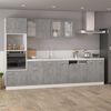vidaXL Dishwasher Panel Lyon Concrete Grey 59.5x3x67 cm Engineered Wood