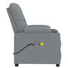 vidaXL Stand up Massage Chair Light Grey Fabric