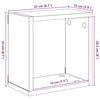 vidaXL Wall Cube Shelves 4 pcs High Gloss White 22x15x22 cm