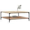 vidaXL Coffee Table Sonoma Oak 100x100x40 cm Engineered Wood