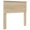 vidaXL Bed Frame with Headboard Sonoma Oak 90 x 200 cm Engineered Wood