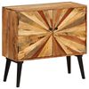 vidaXL Sideboard Solid Mango Wood 85x30x75 cm