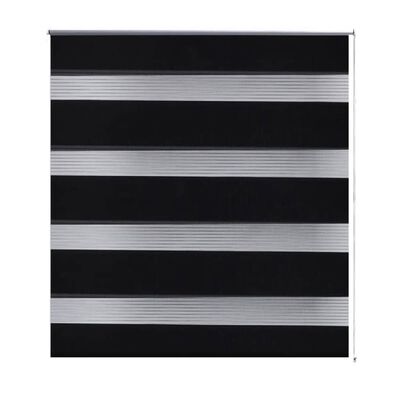 Zebra Blind 60 x 120 cm Black