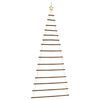 vidaXL&nbsp;Hanging Christmas Tree with Top Star 100x210 cm Natural Branch