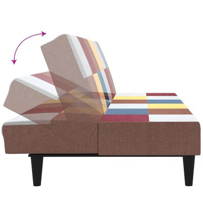 vidaXL 2-Seater Sofa Bed Fabric