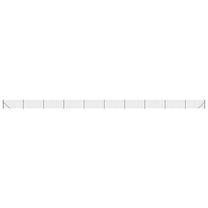 vidaXL Wire Mesh Fence with Flange Anthracite 1x25 m