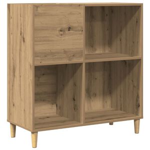 vidaXL Record Cabinet Artisan Oak 84.5x38x89 cm Engineered Wood