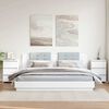 vidaXL Bed Cabinets 2 pcs White 40x35x62,5 cm Engineered Wood