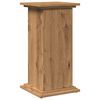 vidaXL Display Stand with Storage Artisan Oak 31x30x60 cm Engineered Wood