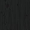 vidaXL Bed Headboard Black 96x4x104 cm Solid Wood Pine