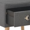 vidaXL Bedside Cabinets 2 pcs Dark Grey 40x35x40 cm Fabric
