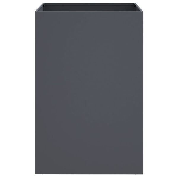 vidaXL Planter Anthracite 52x48x75 cm Steel