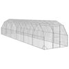 vidaXL Chicken Run 2,5x12x2,25 m Galvanised Steel