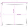 vidaXL Sunshade Sail Oxford Fabric Rectangular 2x2.5 m Anthracite
