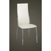 vidaXL Dining Chairs 4 pcs White Faux Leather