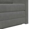 vidaXL Sofa Bed 110cm Dark Grey Velvet