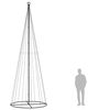 vidaXL Christmas Cone Tree Cold White 732 LEDs 160x500 cm