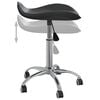 vidaXL Office Chair Black Faux Leather