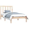 vidaXL Bed Frame without Mattress Solid Wood Pine 90x190 cm Single Single