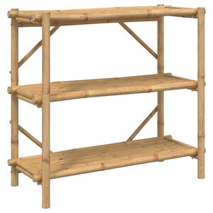 vidaXL 3-Layer Shelf 100x40x90 cm Bamboo