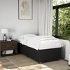 vidaXL Bed Frame without Mattress Black 90x190 cm Fabric