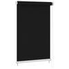 vidaXL Outdoor Roller Blind 180x230 cm Black