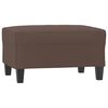 vidaXL Footstool Brown 70x55x41 cm Faux Leather