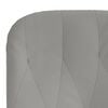 vidaXL Relaxing Chair Light Grey Velvet