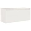 vidaXL TV Cabinets 2 pcs White Solid Wood Pine