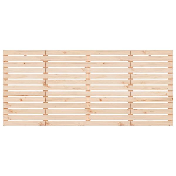 vidaXL Wall Headboard 186x3x91.5 cm Solid Wood Pine