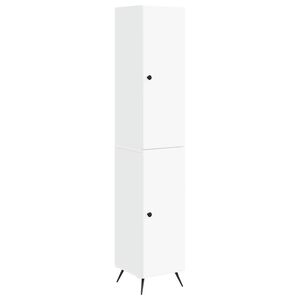 vidaXL Cabinet Set 2 pcs White Engineered Wood