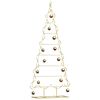 vidaXL Metal Christmas Tree for Decoration Black 150 cm