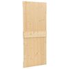 vidaXL Sliding Door with Hardware Set 90x210 cm Solid Pine Wood