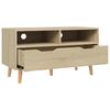 vidaXL TV Cabinet Sonoma Oak 90x40x48.5 cm Engineered Wood