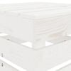 vidaXL 7 Piece Garden Lounge Set Pallets Wood White