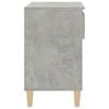 vidaXL Shoe Cabinet Concrete Grey 70x36x60 cm Engineered Wood