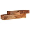 vidaXL TV Cabinet Brown 200x30x35 cm Solid Acacia Wood