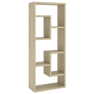 vidaXL Wall Shelf | Sonoma Oak | Engineered Wood | Medium | Wall mounting