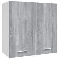 vidaXL Hanging Cabinet Grey Sonoma Engineered Wood